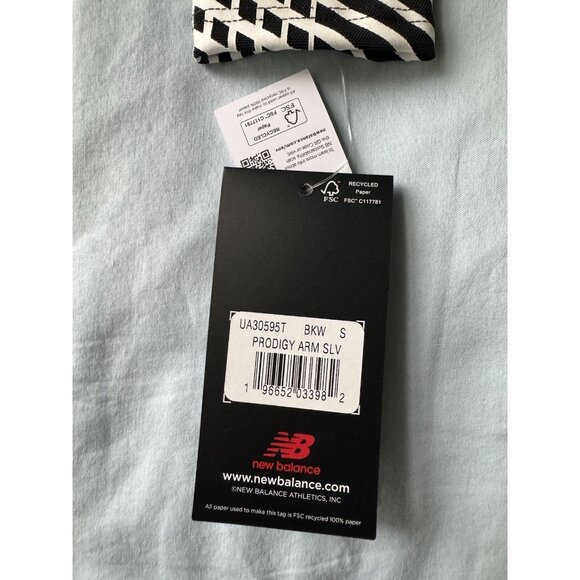 New Balance 2023 Pro Elite Team Arm Sleeve Track Prodigy Racing Black Size Small - Picture 6 of 13